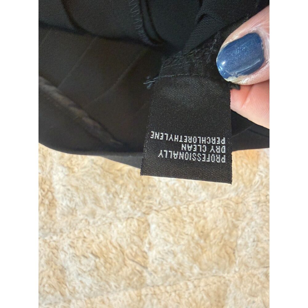 I.N.C. Black Pleated Mini Skirt Size 8